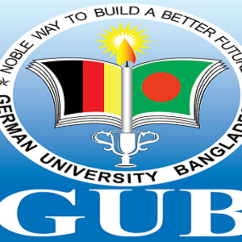 German University Bangladesh logo